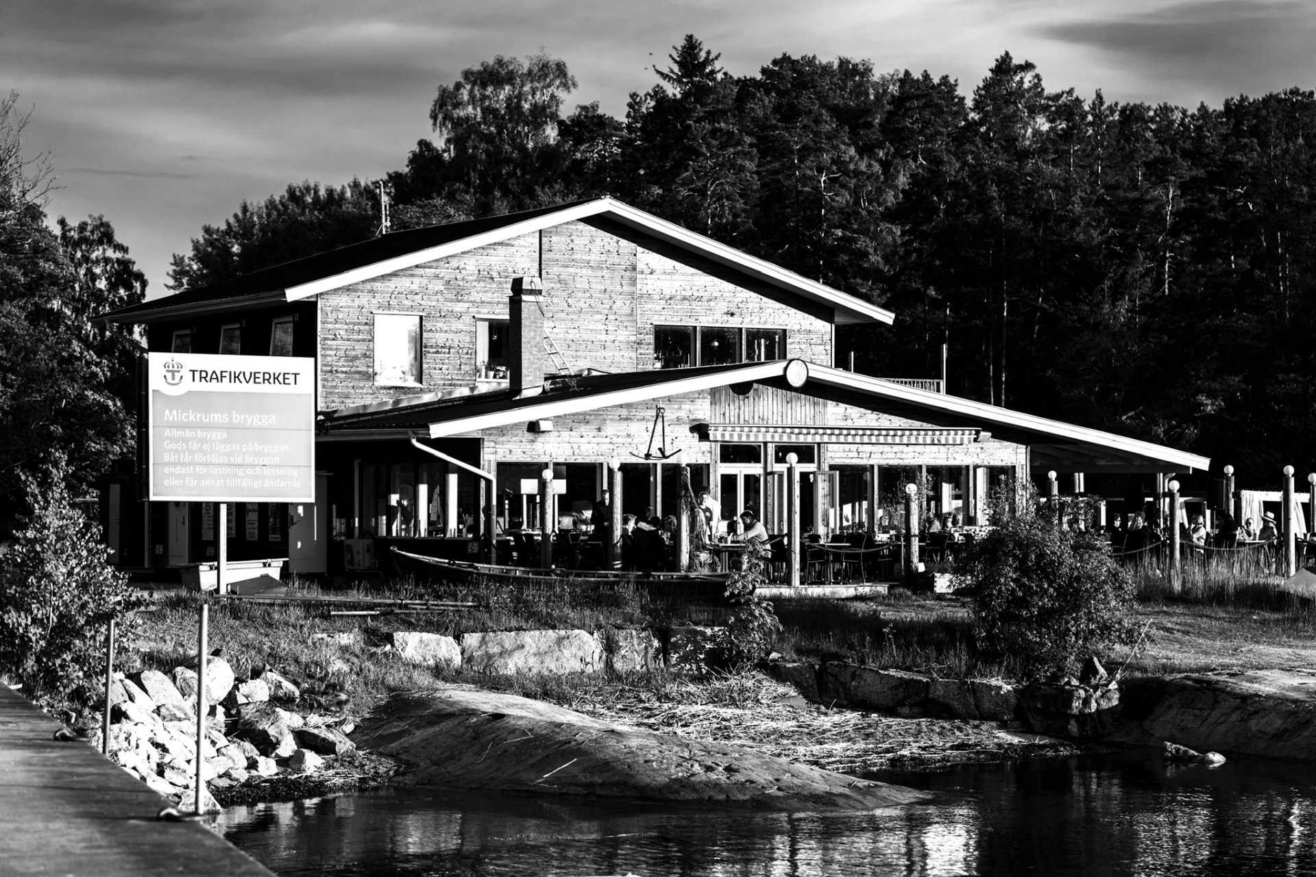 Muskö Sjökrog från sjösidan